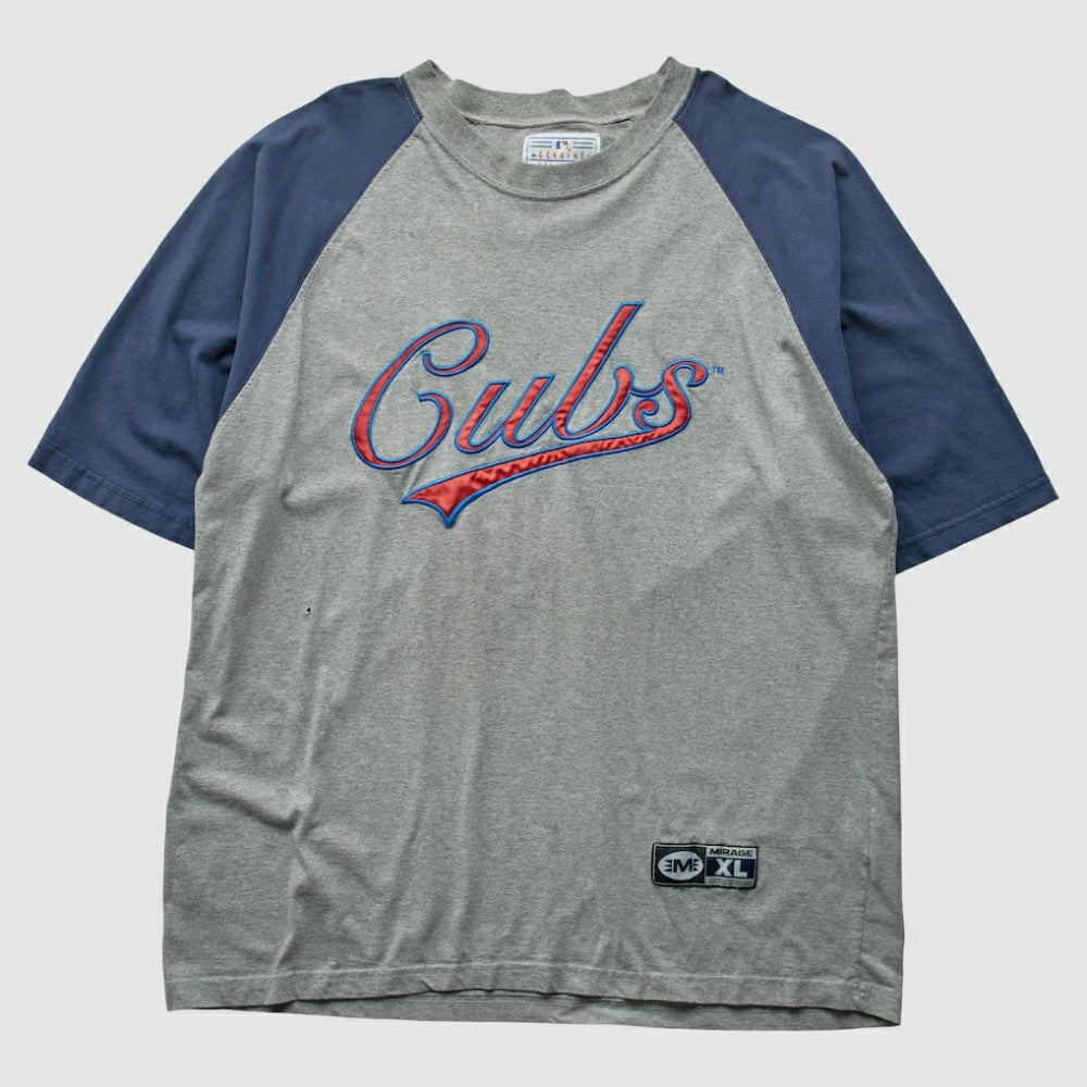 Chicago Cubs MLB Genuine Merchandise 90s T-Shirt - Gray - 3XL By Fanatics Real Vintage T-shirts