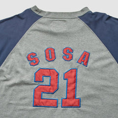 Chicago Cubs MLB Genuine Merchandise 90s T-Shirt - Gray - 3XL By Fanatics Real Vintage T-shirts