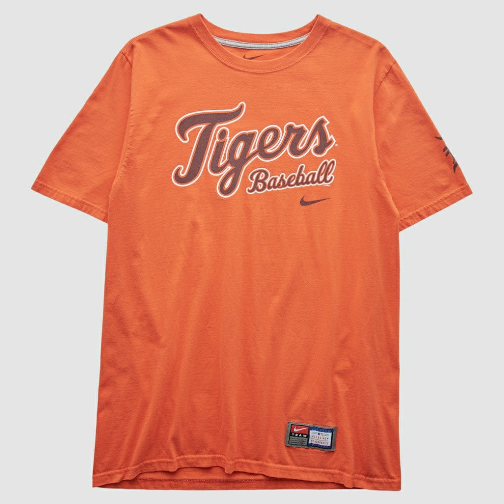 Detroit Tigers Nike 2000s T-Shirt - Orange - M By Fanatics Real Vintage T-shirts