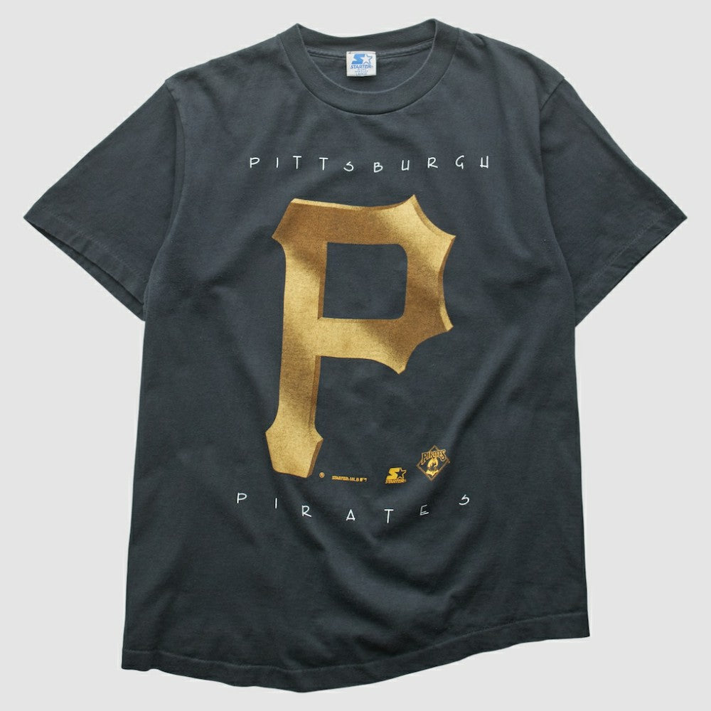 Pittsburgh Pirates Starter 90s T-Shirt - Black - M By Fanatics Real Vintage T-shirts