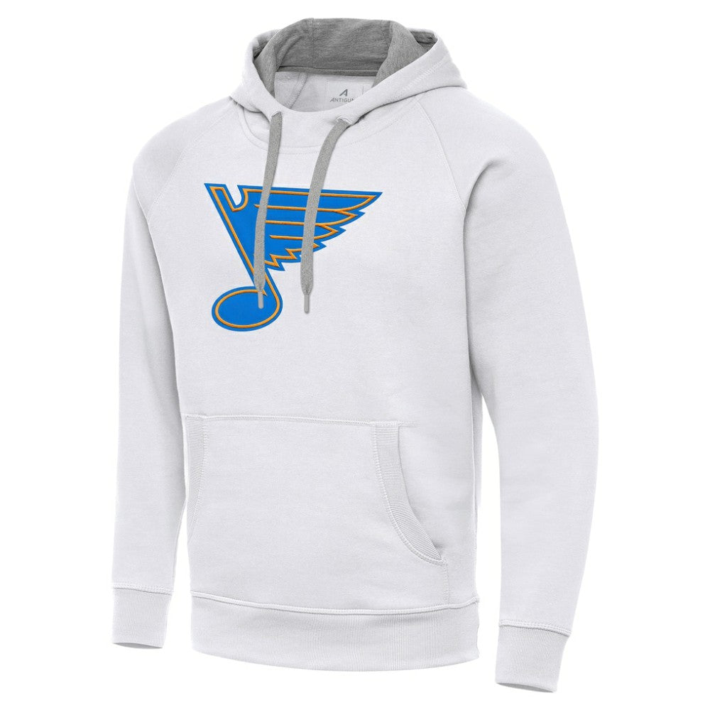 NHL St. Louis Blues Antigua Victory Pullover Hoodie - White