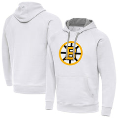 NHL Boston Bruins Antigua Victory Pullover Hoodie - White