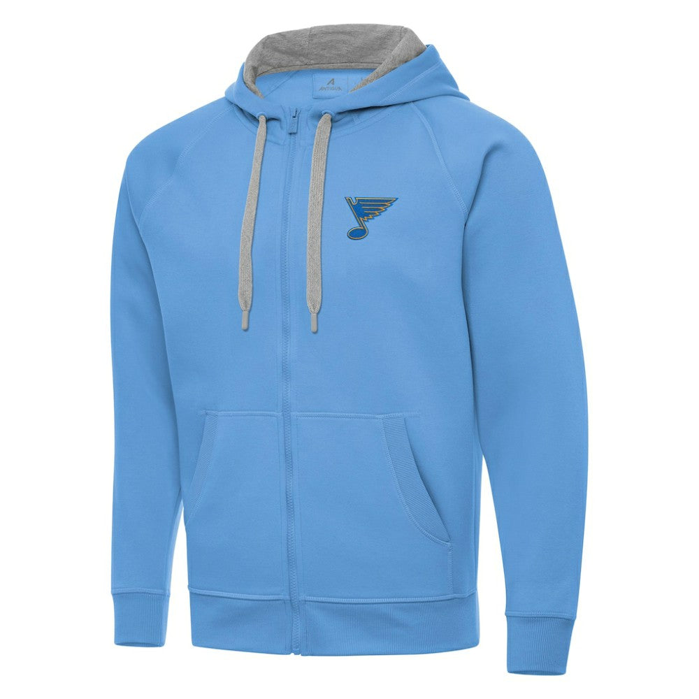 NHL St. Louis Blues Antigua Victory Full-Zip Hoodie - Blue
