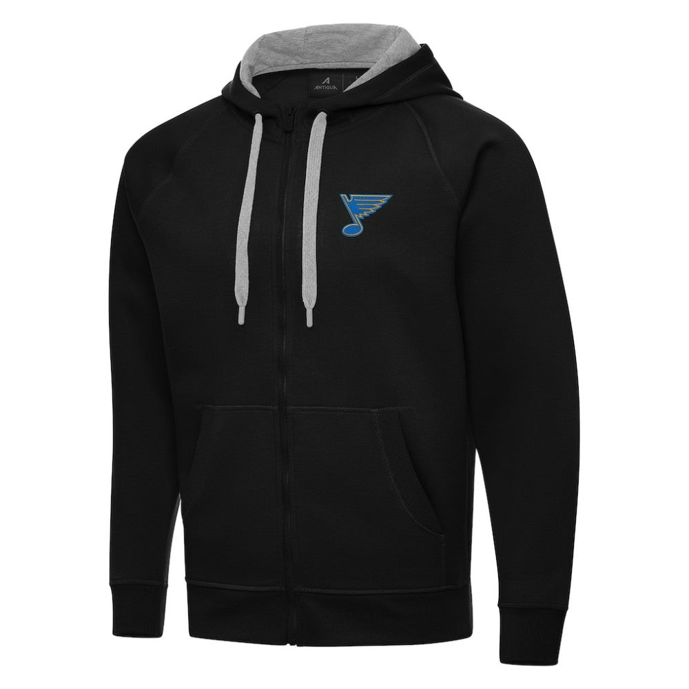 NHL St. Louis Blues Antigua Victory Full-Zip Hoodie - Black