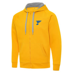 NHL St. Louis Blues Antigua Victory Full-Zip Hoodie - Gold