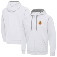 NHL Boston Bruins Antigua Victory Full-Zip Hoodie - White