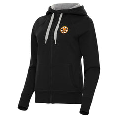 NHL Boston Bruins Antigua Women's Victory Full-Zip Hoodie - Black