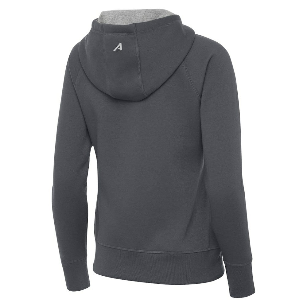 NHL St. Louis Blues Antigua Women's Victory Full-Zip Hoodie - Charcoal