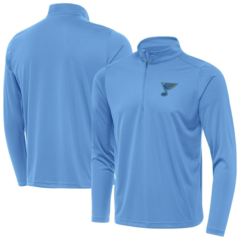 NHL St. Louis Blues Antigua Tribute Lightweight Quarter-Zip Pullover - Blue