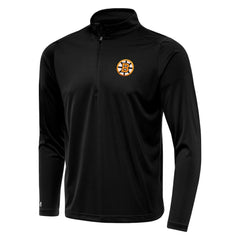 NHL Boston Bruins Antigua Tribute Lightweight Quarter-Zip Pullover - Black