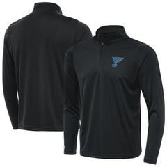 NHL St. Louis Blues Antigua Tribute Lightweight Quarter-Zip Pullover - Gray