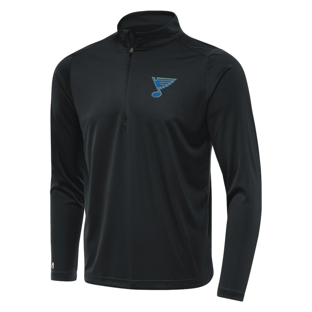 NHL St. Louis Blues Antigua Tribute Lightweight Quarter-Zip Pullover - Gray