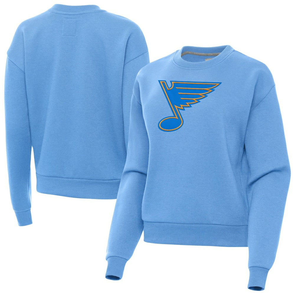 NHL St. Louis Blues Antigua Women's Victory Pullover Sweatshirt - Blue