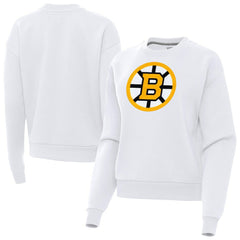 NHL Boston Bruins Antigua Women's Victory Pullover Sweatshirt - White