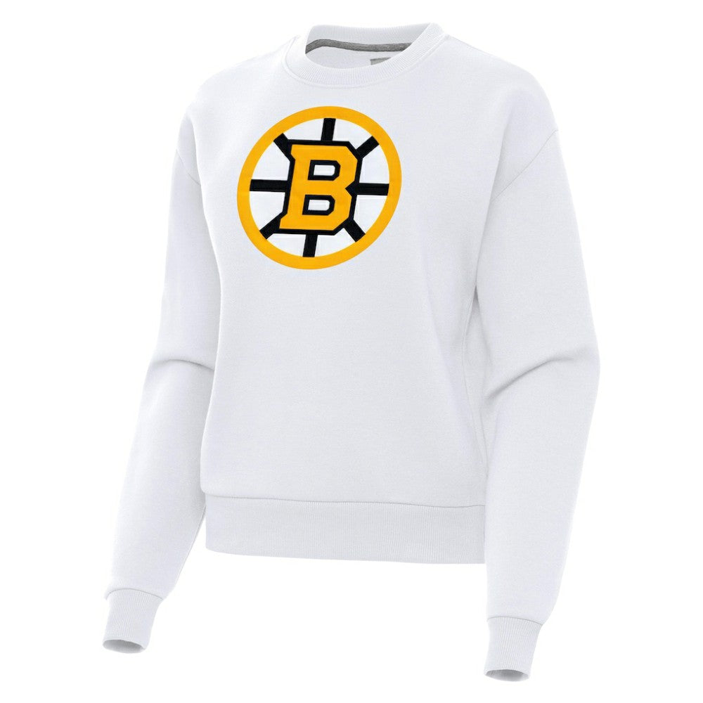 NHL Boston Bruins Antigua Women's Victory Pullover Sweatshirt - White
