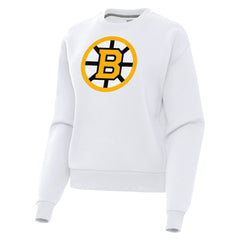 NHL Boston Bruins Antigua Women's Victory Pullover Sweatshirt - White