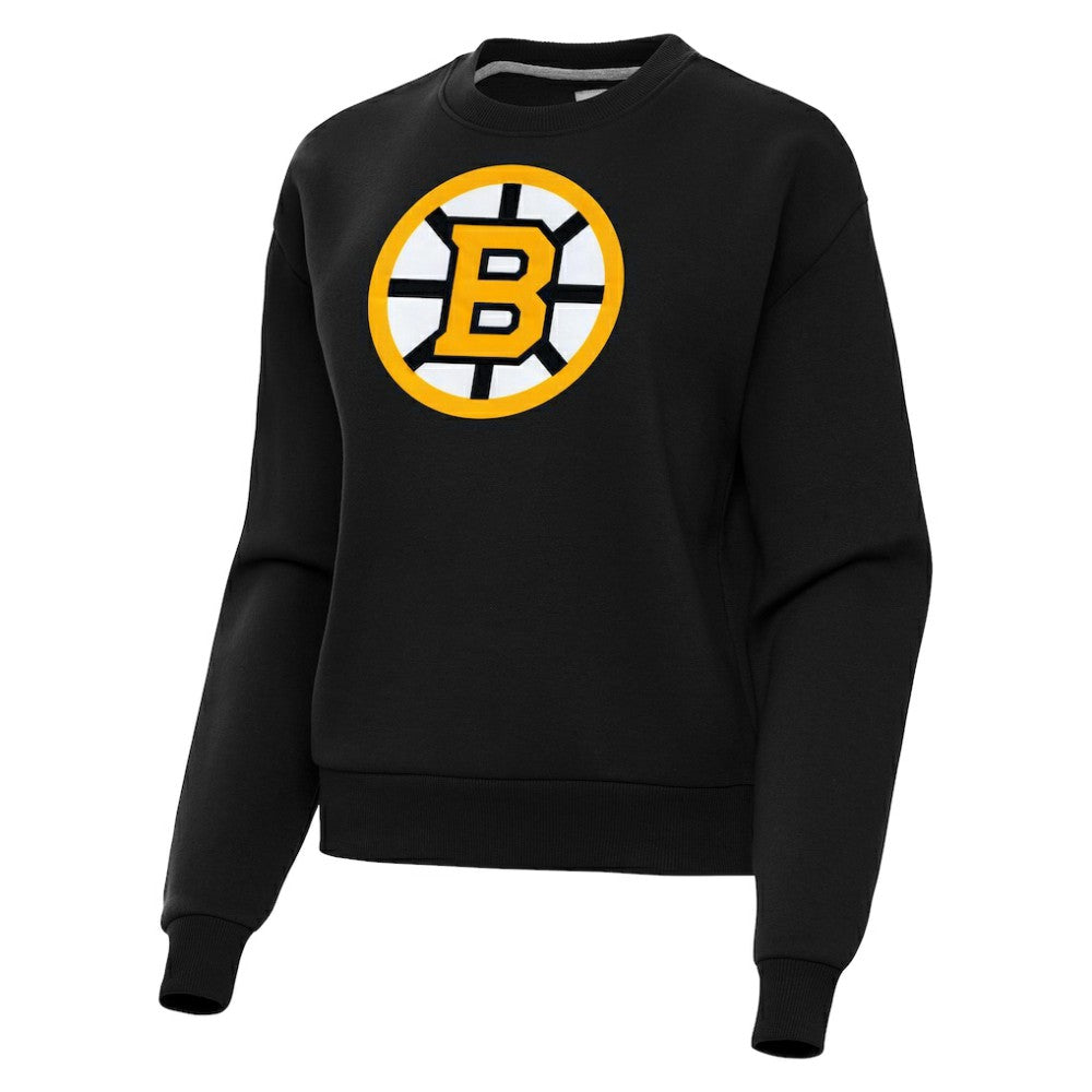 NHL Boston Bruins Antigua Women's Victory Pullover Sweatshirt - Black