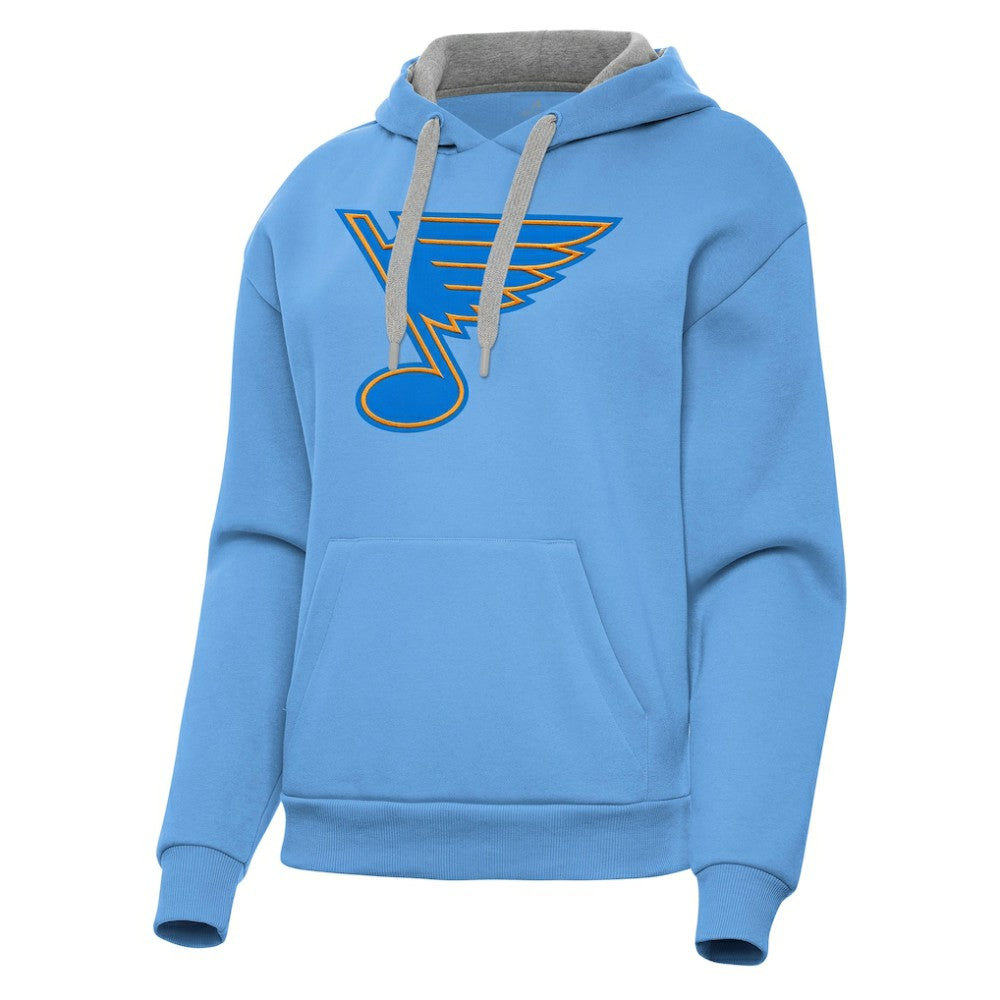 NHL St. Louis Blues Antigua Women's Victory Pullover Hoodie - Blue
