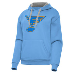 NHL St. Louis Blues Antigua Women's Victory Pullover Hoodie - Blue