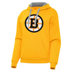 NHL Boston Bruins Antigua Women's Victory Pullover Hoodie - Gold