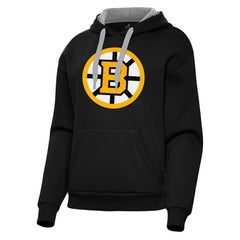 NHL Boston Bruins Antigua Women's Victory Pullover Hoodie - Black