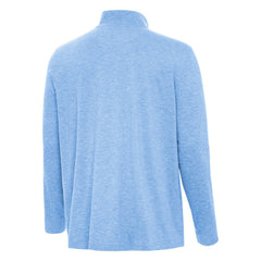 NHL St. Louis Blues Antigua Hunk Lightweight Quarter-Zip Pullover - Heather Blue