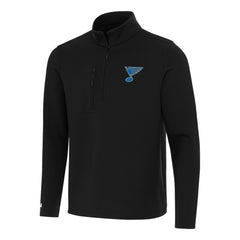 NHL St. Louis Blues Antigua Insider Quarter-Zip Pullover - Black