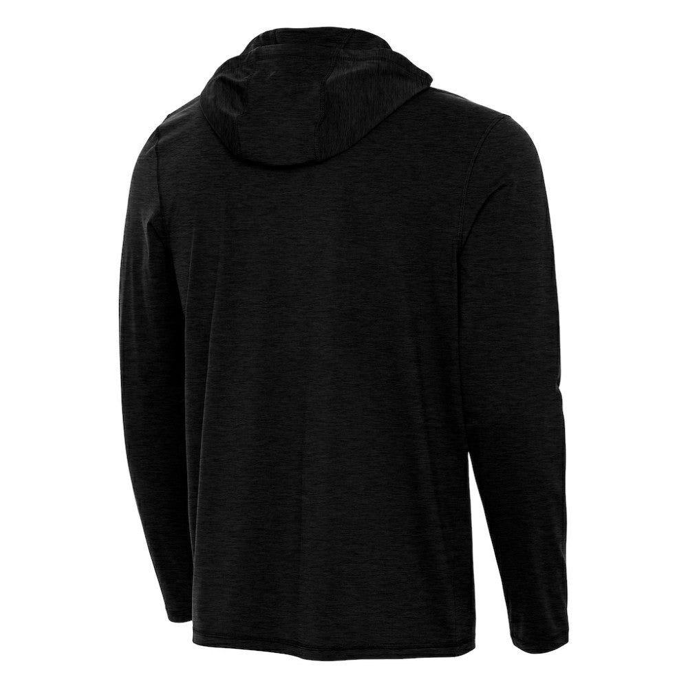 NHL Boston Bruins Antigua Tidy Quarter-Zip Hoodie - Heather Black