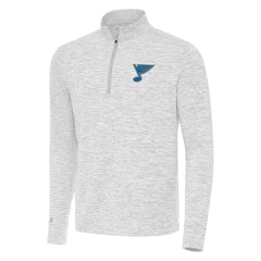 NHL St. Louis Blues Antigua Cause Quarter-Zip Jacket - Gray