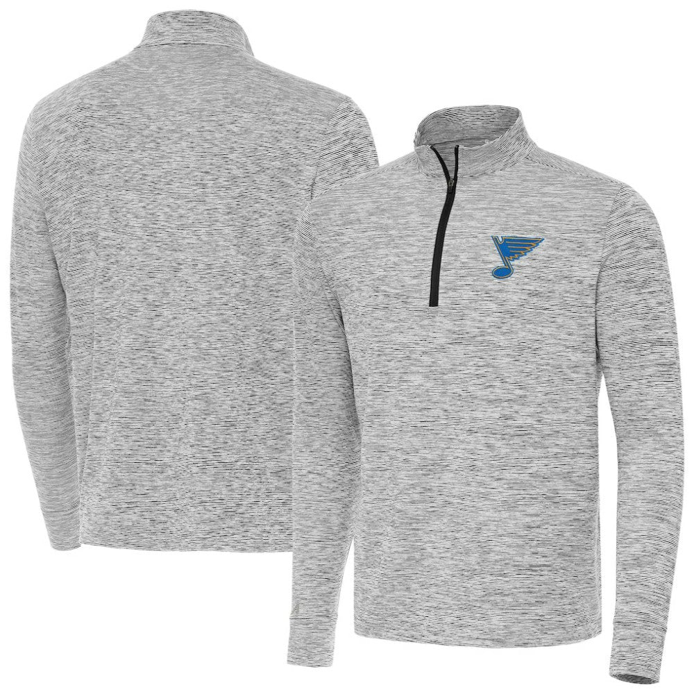 NHL St. Louis Blues Antigua Cause Quarter-Zip Jacket - Black