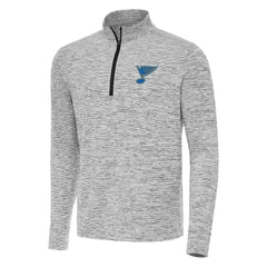 NHL St. Louis Blues Antigua Cause Quarter-Zip Jacket - Black