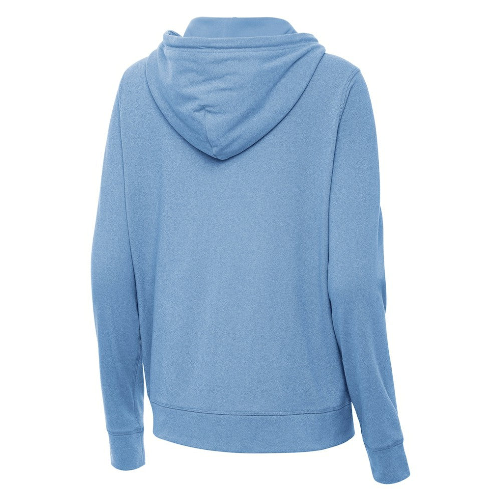 NHL St. Louis Blues Antigua Women's Seeker Full-Zip Hoodie - Heather Blue