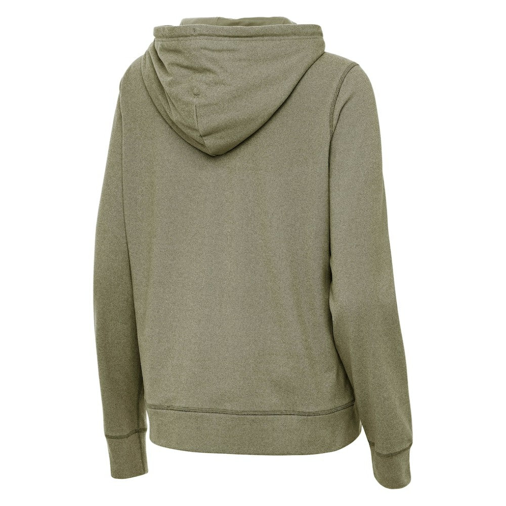NHL St. Louis Blues Antigua Women's Justice Pullover Hoodie - Olive