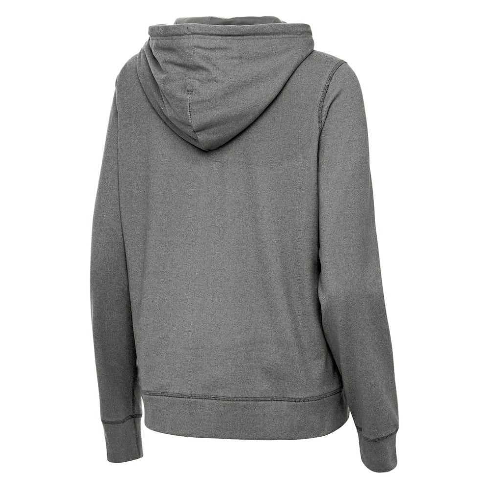 NHL Boston Bruins Antigua Women's Justice Pullover Hoodie - Heather Black