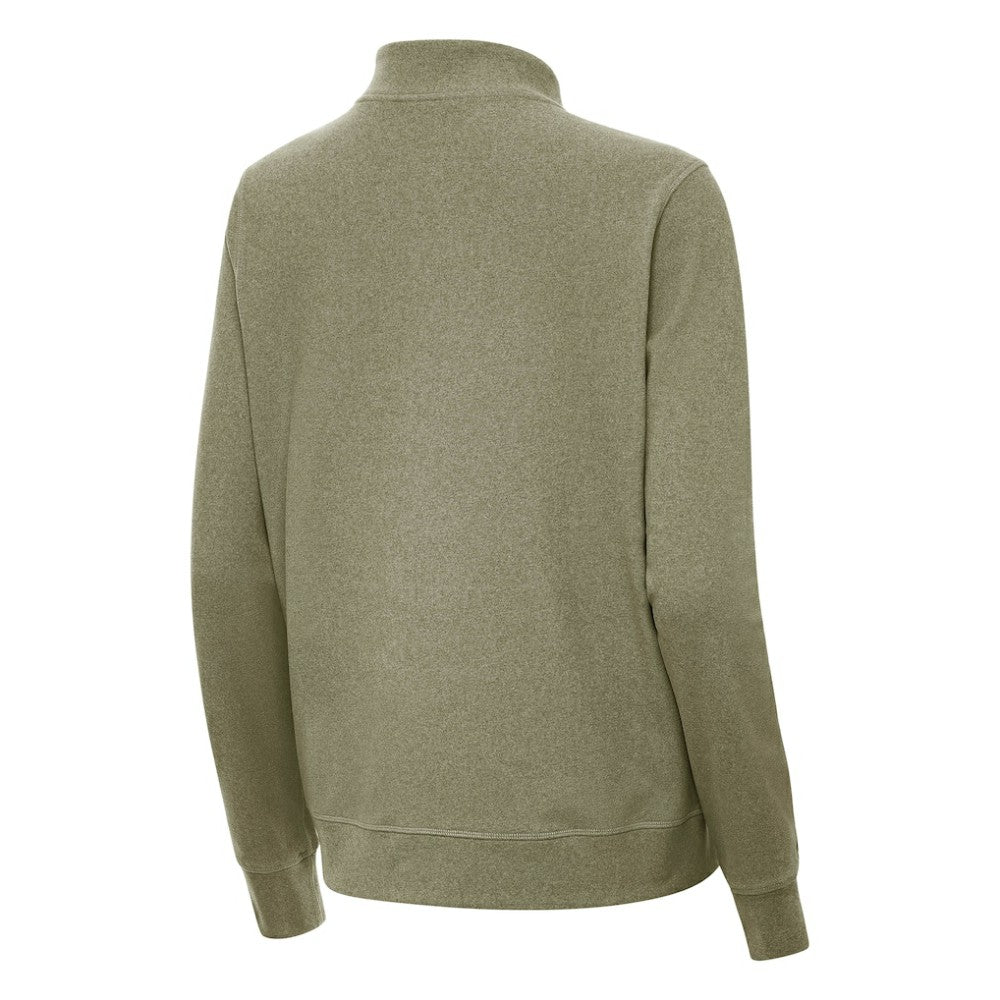 NHL St. Louis Blues Antigua Women's Crush Quarter-Zip Pullover - Olive
