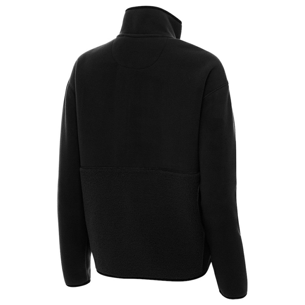 NHL Boston Bruins Antigua Women's Figure Half-Zip Pullover - Black