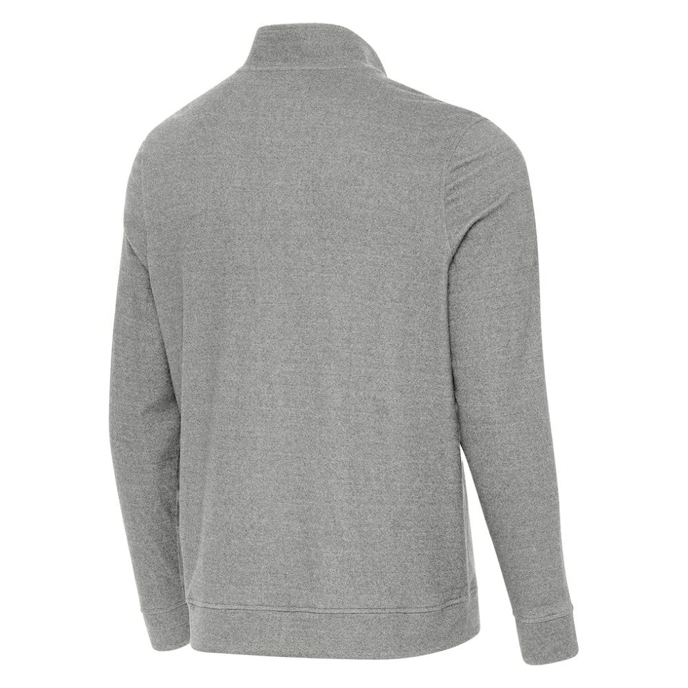 NHL St. Louis Blues Antigua Subtle Quarter-Zip Sweatshirt - Heather Gray