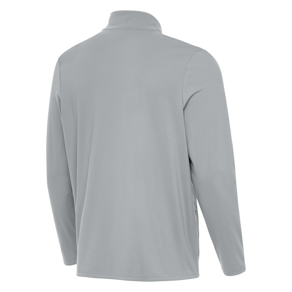 NHL Boston Bruins Antigua Perilous Quarter-Zip Sweatshirt - Gray