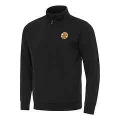 NHL Boston Bruins Antigua Victory Quarter-Zip Pullover Top - Black