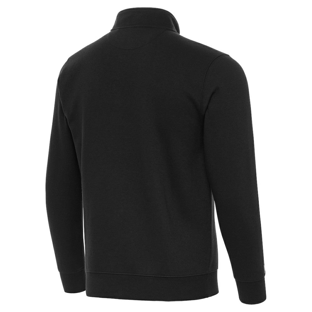NHL Boston Bruins Antigua Victory Quarter-Zip Pullover Top - Black
