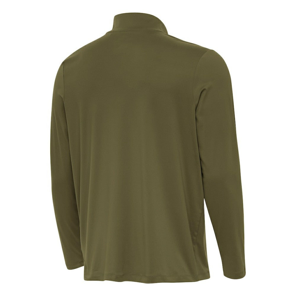 NHL Boston Bruins Antigua Reprocess Quarter-Zip Pullover - Olive
