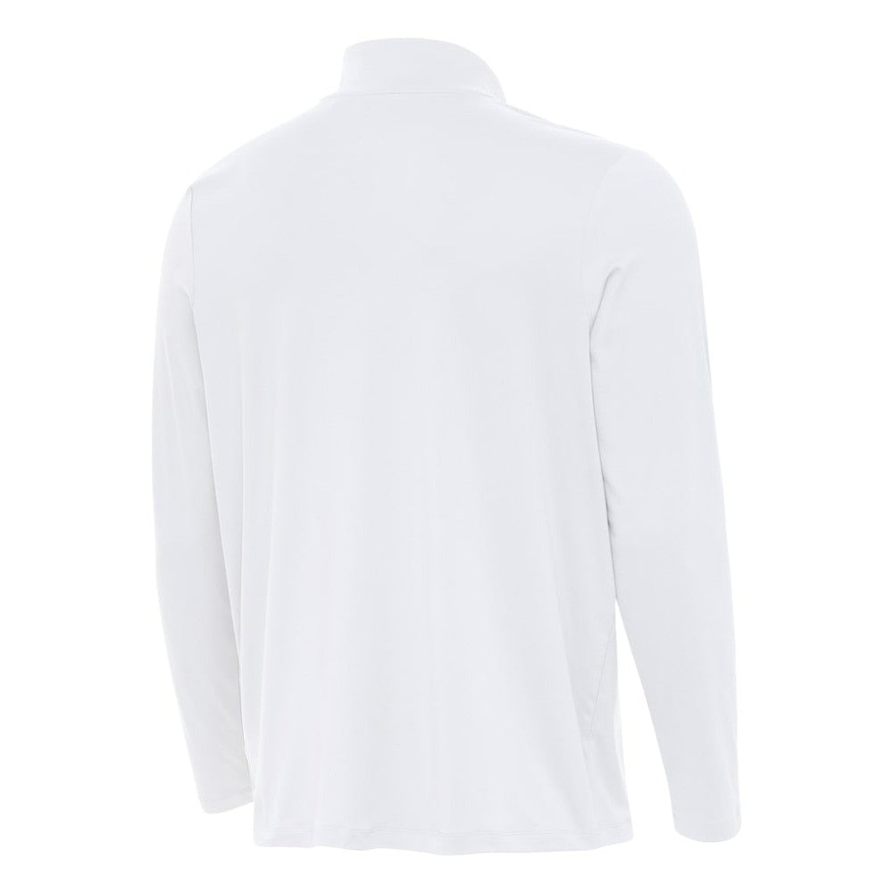 NHL Boston Bruins Antigua Reprocess Quarter-Zip Pullover - White