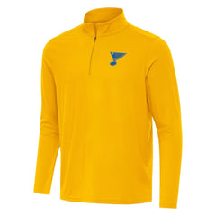 NHL St. Louis Blues Antigua Intent Quarter-Zip Top - Gold