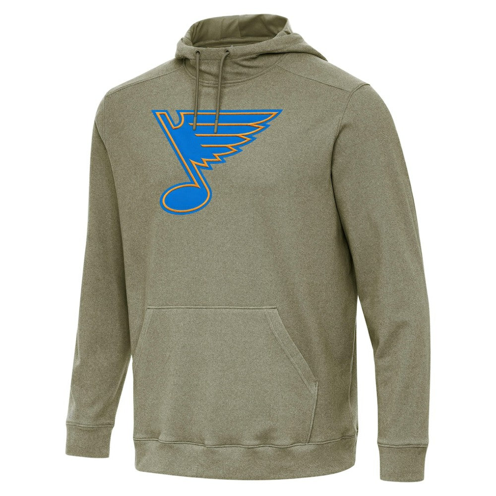 NHL St. Louis Blues Antigua Cloud Pullover Hoodie - Olive