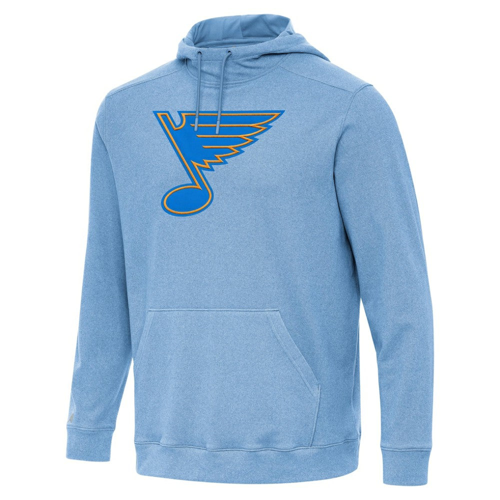 NHL St. Louis Blues Antigua Cloud Pullover Hoodie - Heather Blue