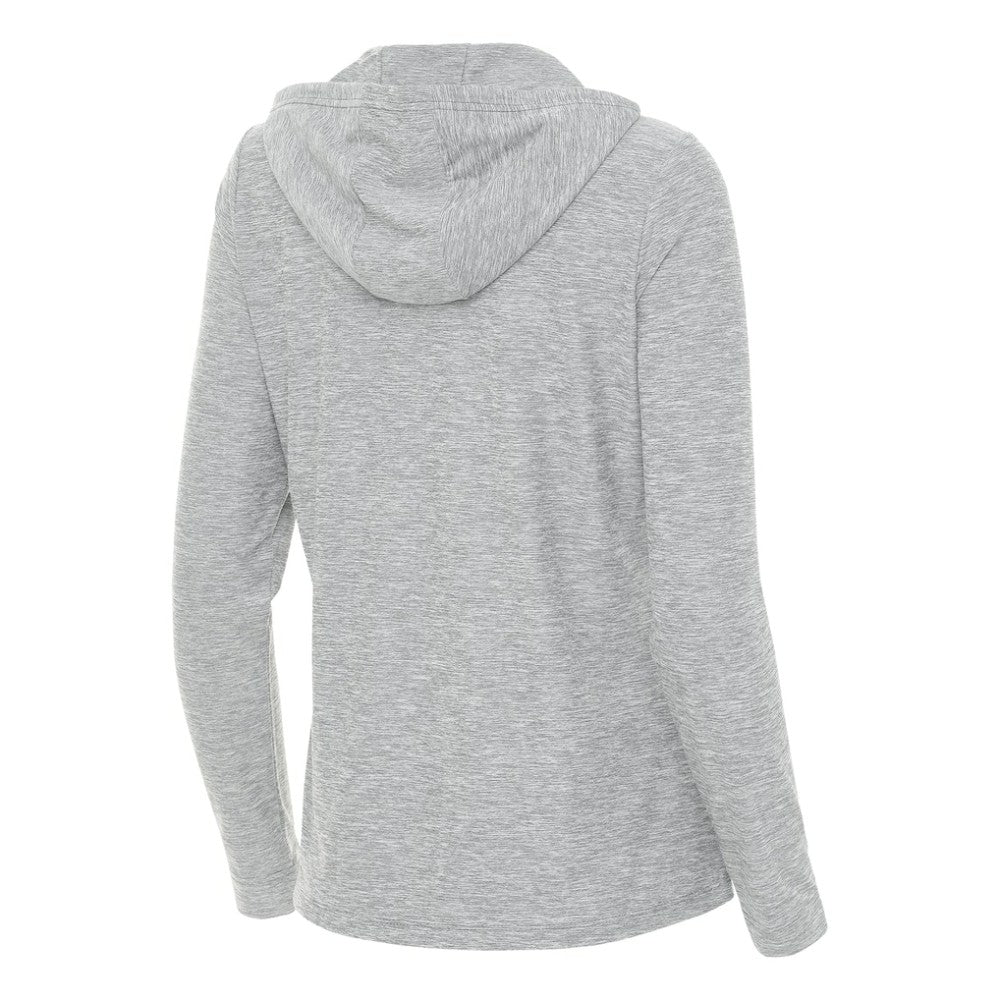 NHL St. Louis Blues Antigua Women's Daybreak Quarter-Zip Hoodie - Heather Gray