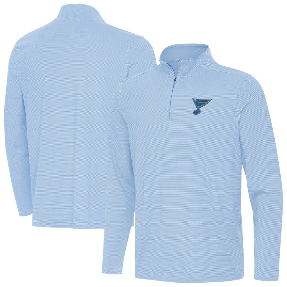 NHL St. Louis Blues Antigua Twine Quarter-Zip Pullover - Blue