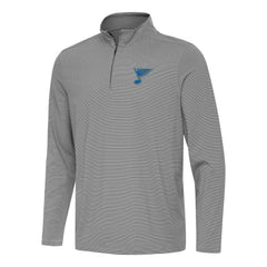 NHL St. Louis Blues Antigua Twine Quarter-Zip Pullover - Black