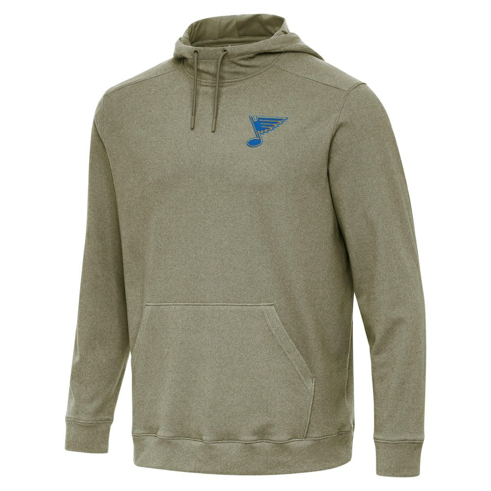 NHL St. Louis Blues Antigua Cloud Pullover Hoodie - Olive
