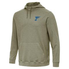NHL St. Louis Blues Antigua Cloud Pullover Hoodie - Olive
